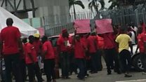 Ndị ọrụ ngo Exxon Mobil ebeela akwa arịrị