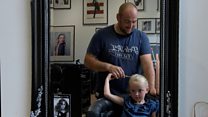 The dads styling their daughters' hair