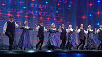 Parti Dawnsio Gwerin dan 25 oed (96) / Folk Dancing Group under 25 years (96)