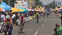 Uku niko Herman Julian yarangije agace ka 5 ka Tour du Rwanda