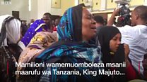 Tazama Watanzania walivyoomboleza kifo cha mchekeshaji King Majuto