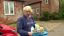 Johnson offers tea instead of answers