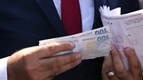 ارزش لیر گرفتار در آتش اختلافات ترکیه و آمریکا