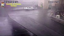 بالفيديو: لحظة انهيار جسر جنوة
