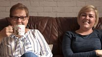 'I'm glad I'm just right behind her'