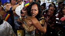 Celebrations after India's gay sex ruling