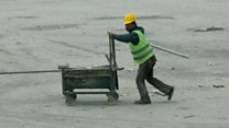 'Airport workers are not slaves'