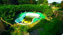 Inside rock stars' derelict home