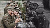 WW1 footage transformed into colour