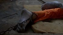 Chained up while seeking mental health help