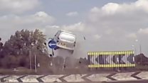 Shocking dashcam videos released by police
