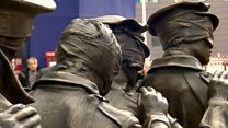 Blind veteran memorial unveiled
