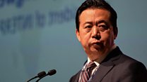 Ex-Interpol chief's wife 'not sure he's alive'