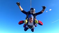 'My parachute failed but I'd do it again'