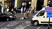 Police search for Blackfriars push suspect
