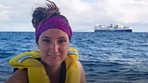 'I faced off with a 21,000-tonne ship'