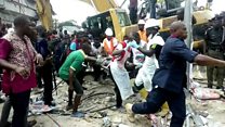 Port Harcourt: Lee ka esi zọpụta ndị tọrọ n'ụlọ elu dara ada
