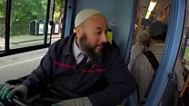 Could this be the friendliest bus driver?