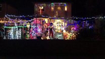 Couple use pension to put on lights display