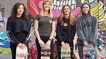 Meet the girls-only skateboarding group