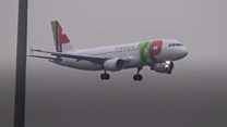 Planes struggle to land at Manchester Airport