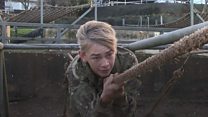 Royal Marines' Christmas gift for arthritis boy