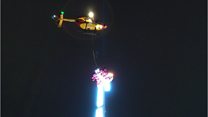 French revellers start 2019 stuck on ride