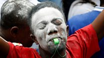 Joy and dismay at DR Congo election results