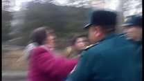 Тошкентдаги Президент Халқ Қабулхонаси олдида жанжал