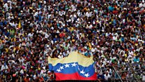 Mass protest against Venezuela's Maduro