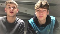'We had to stay in college overnight'