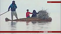 باز شدن آب هیرمند به سوی ایران