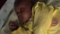 'We put our baby in a bag to flee hospital'