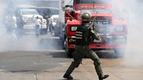 Venezuela lawmakers clash with soldiers