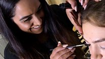 'My parents said make-up was a man's job'