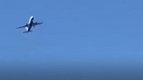 Strong winds shake BA plane
