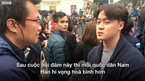 Sinh viên Nam Hàn trả lời BBC về Hội nghị Mỹ-Triều