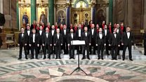 В Исаакиевскоми соборе спели про атомную бомбардировку США