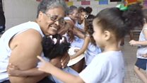 Young and old defy loneliness in Rio favela