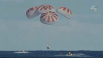 SpaceX's Dragon capsule returns to Earth