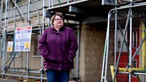 Living without heating, as her neighbours say goodbye