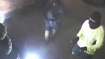 Footage captures grenade attack
