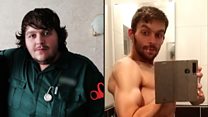 Paramedic loses half his body weight