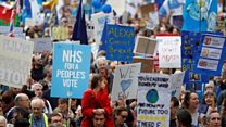 'Stop Brexit' chants at huge London march
