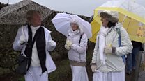 The women in white who are fighting fracking