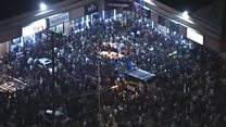 Stampede at rapper's vigil in LA