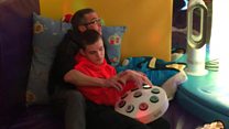 Dad running 1,600 miles for disabled son
