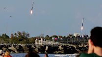 SpaceX nails triple booster landing