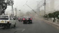 Fatal dust storm in Pakistan