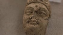 Once destroyed by the Taliban, Buddhas come back to life
